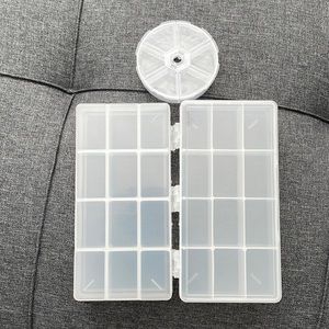 Container organizer for beads stones etc